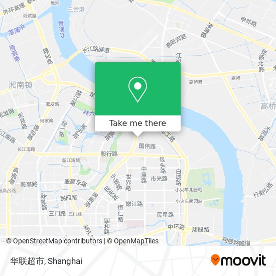 华联超市 map