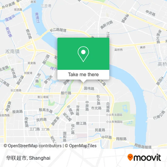 华联超市 map