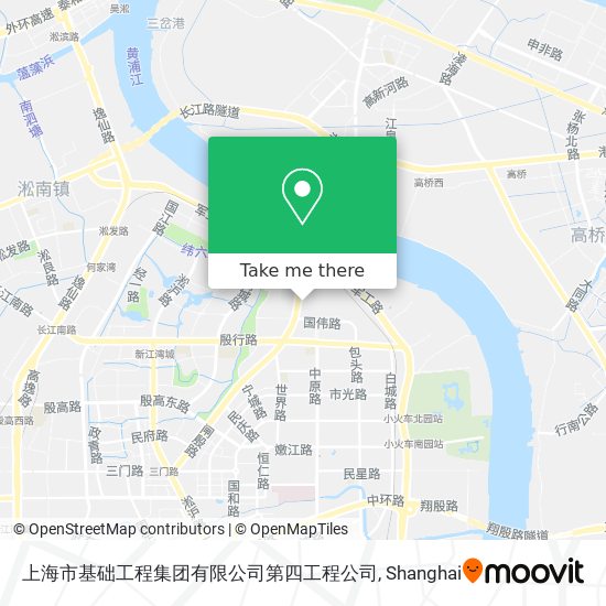 上海市基础工程集团有限公司第四工程公司 map