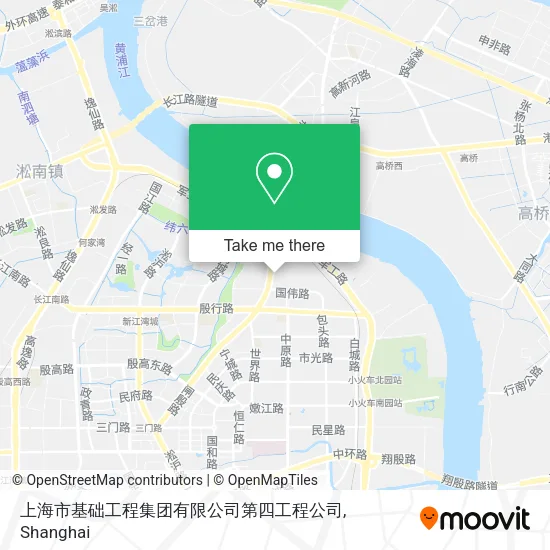 上海市基础工程集团有限公司第四工程公司 map