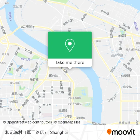 和记渔村（军工路店） map