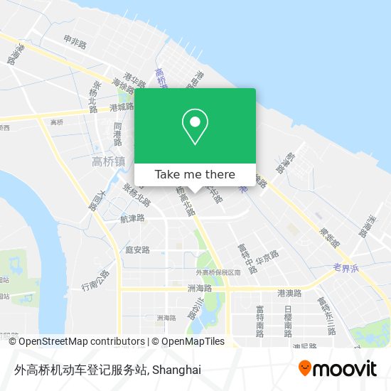 外高桥机动车登记服务站 map