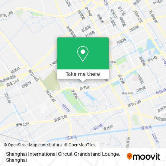 Shanghai International Circuit Grandstand Lounge map