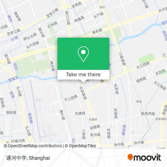 通河中学 map