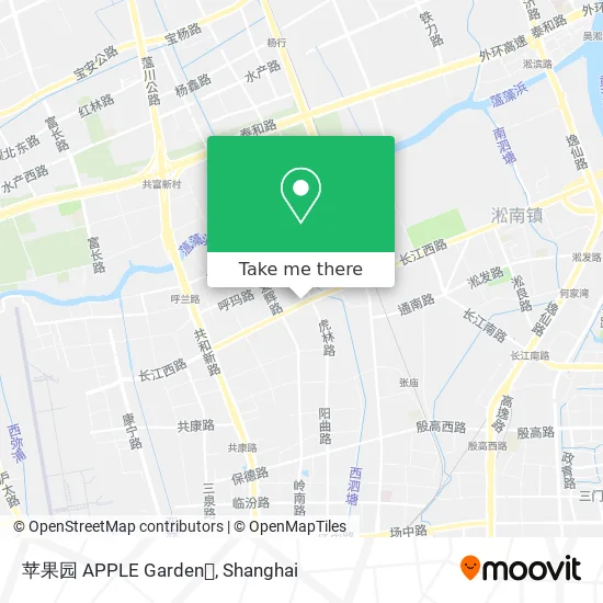 苹果园 APPLE Garden map