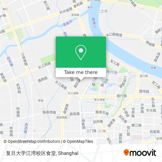 复旦大学江湾校区食堂 map