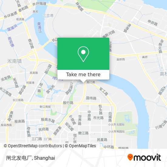 闸北发电厂 map