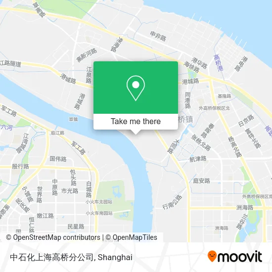 中石化上海高桥分公司 map