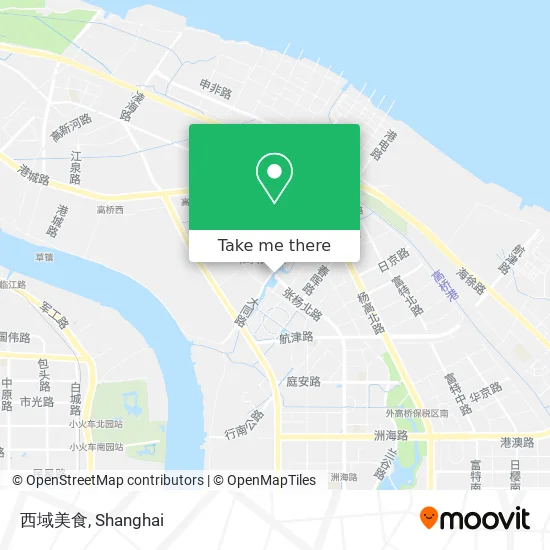 西域美食 map