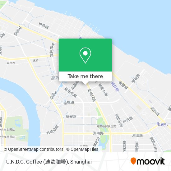 U.N.D.C. Coffee (迪欧咖啡) map