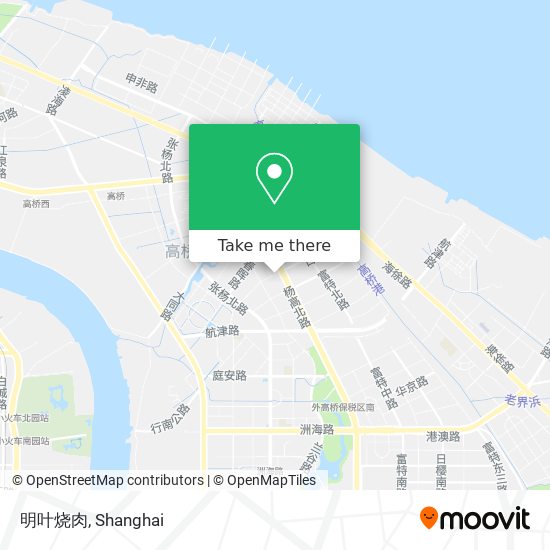 明叶烧肉 map