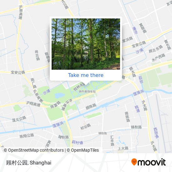 顾村公园 map