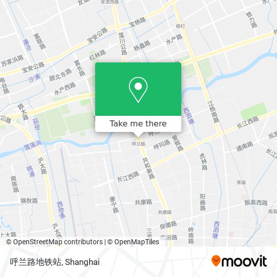 呼兰路地铁站 map