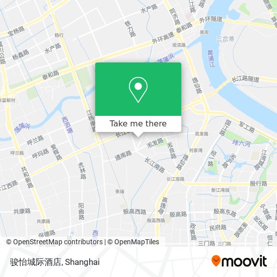 骏怡城际酒店 map