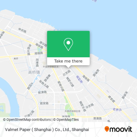 Valmet Paper ( Shanghai ) Co., Ltd. map