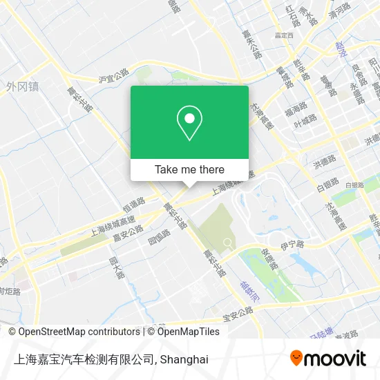 上海嘉宝汽车检测有限公司 map
