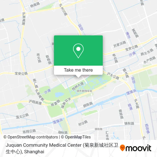 Juquan Community Medical Center (菊泉新城社区卫生中心) map