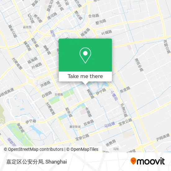 嘉定区公安分局 map