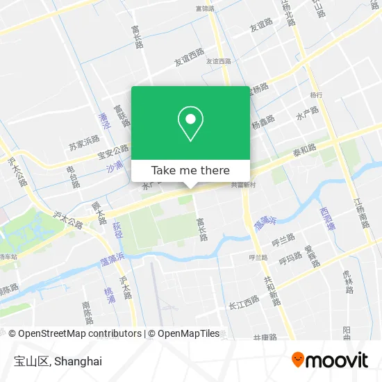 宝山区 map