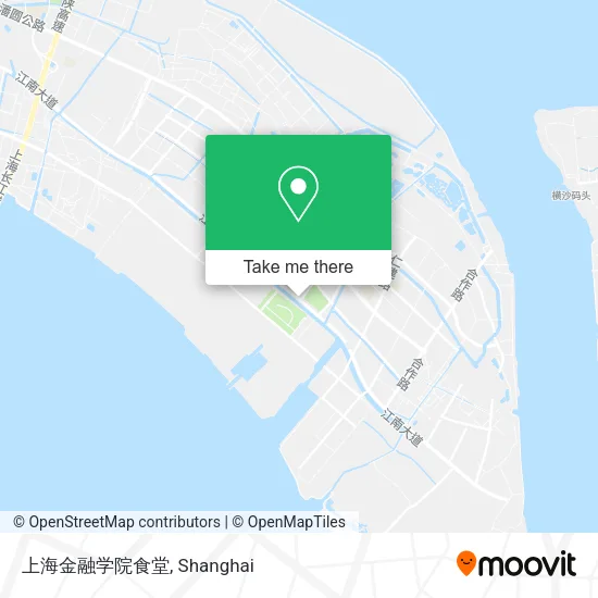 上海金融学院食堂 map
