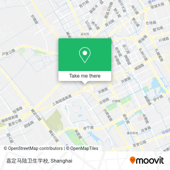 嘉定马陆卫生学校 map