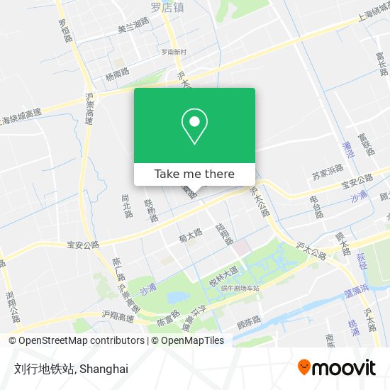 刘行地铁站 map