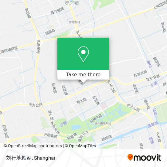 刘行地铁站 map