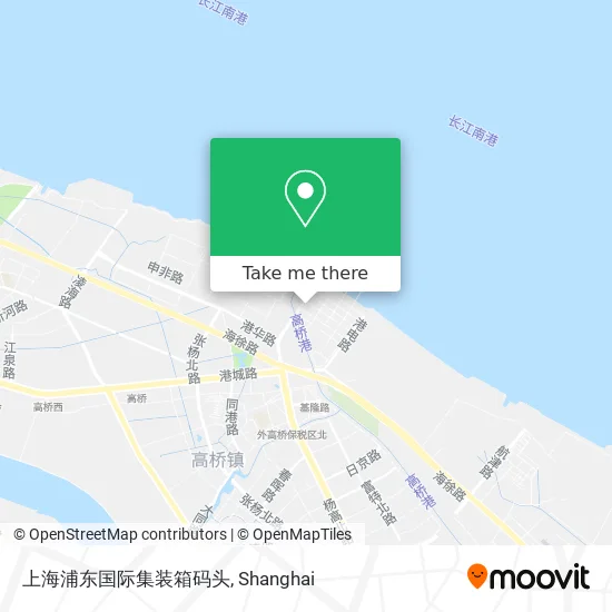 上海浦东国际集装箱码头 map