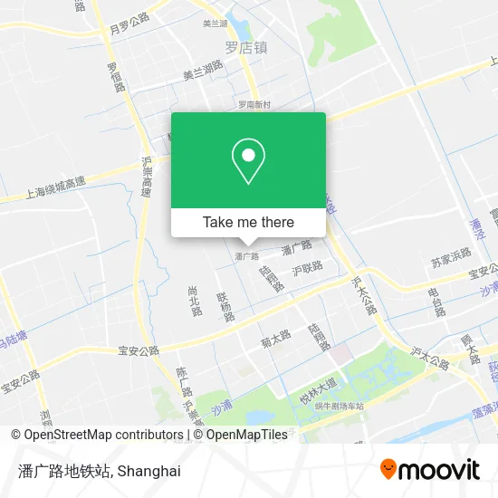 潘广路地铁站 map
