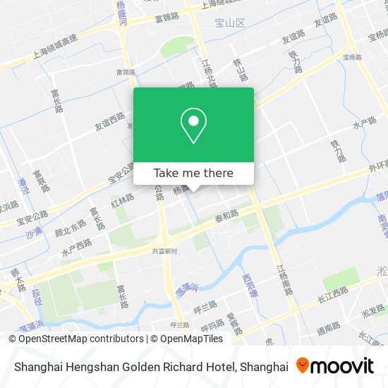 Shanghai Hengshan Golden Richard Hotel map
