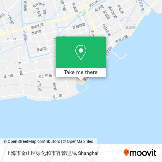 上海市金山区绿化和市容管理局 map