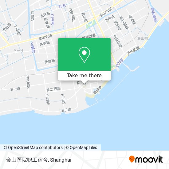 金山医院职工宿舍 map