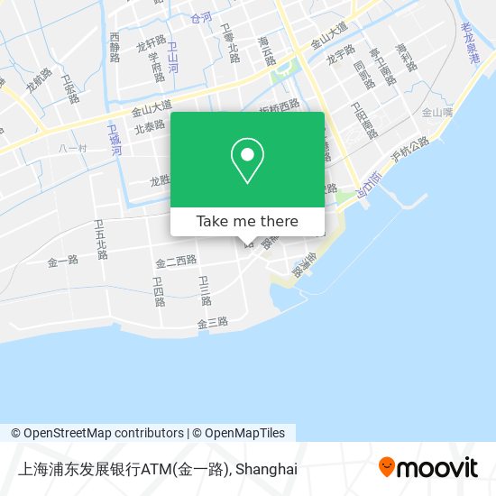 上海浦东发展银行ATM(金一路) map