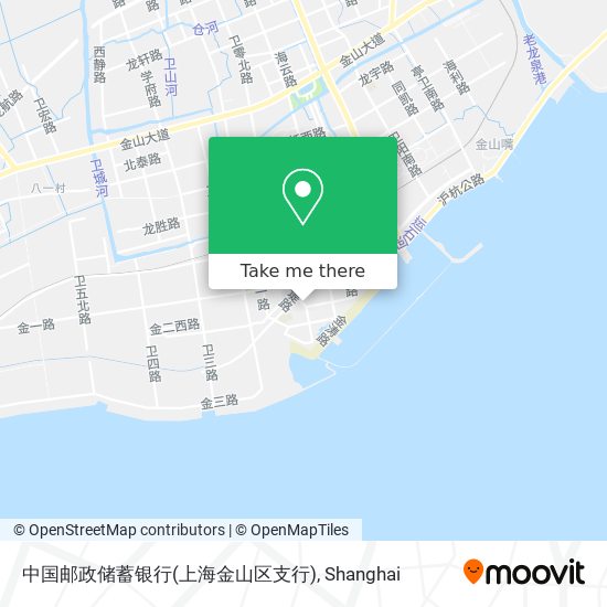 中国邮政储蓄银行(上海金山区支行) map