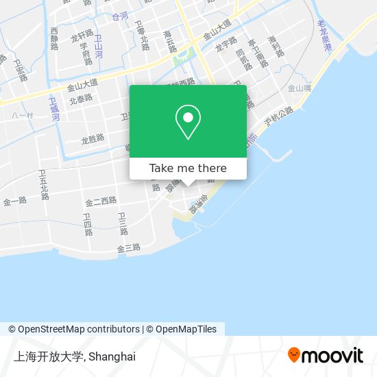 上海开放大学 map