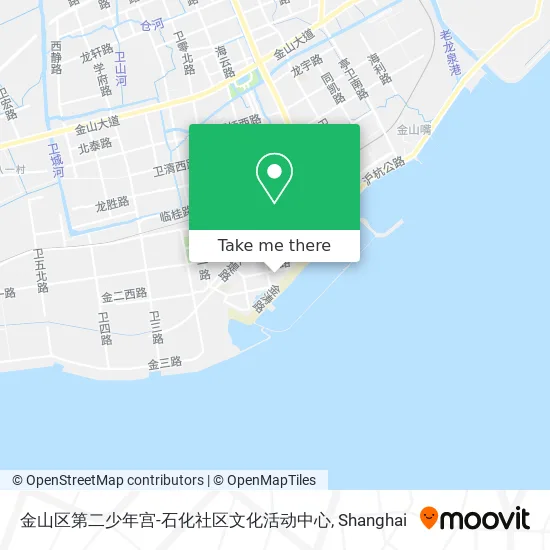 金山区第二少年宫-石化社区文化活动中心 map
