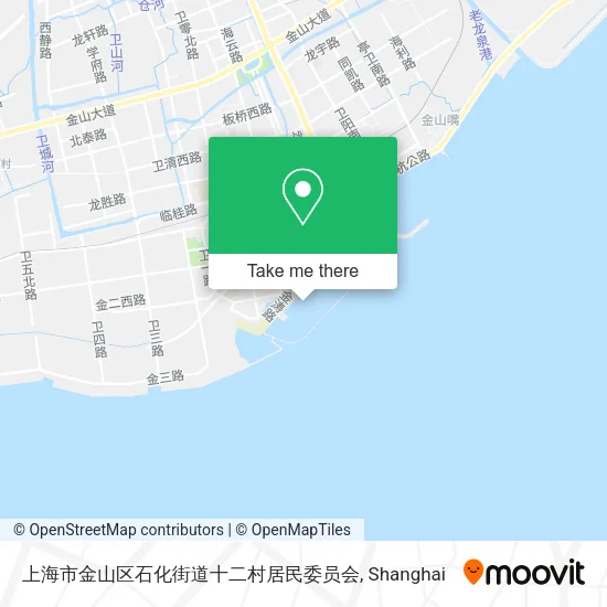 上海市金山区石化街道十二村居民委员会 map