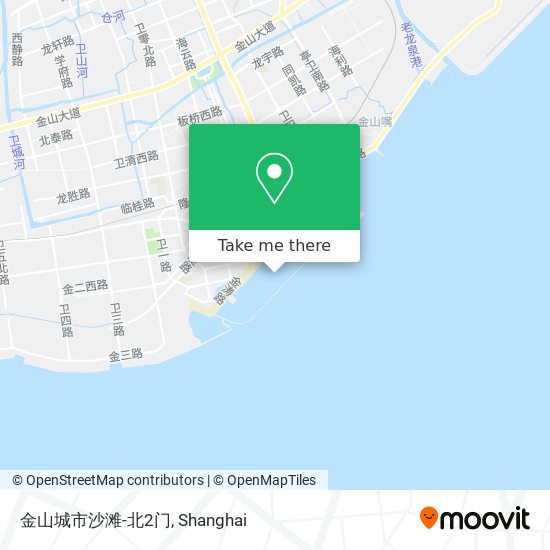 金山城市沙滩-北2门 map