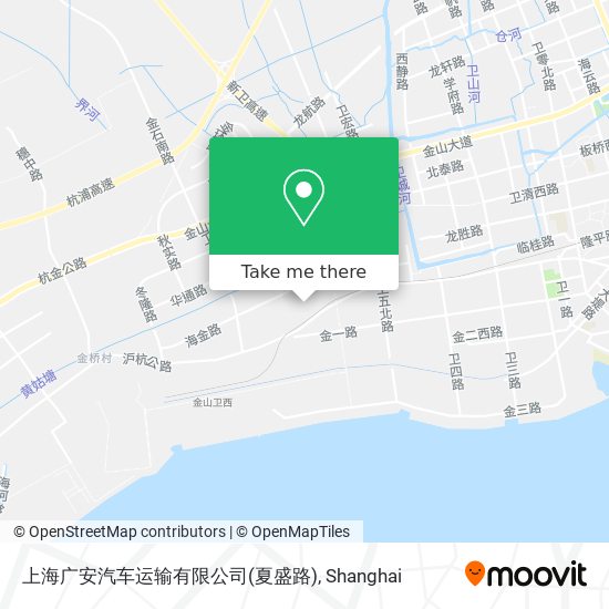 上海广安汽车运输有限公司(夏盛路) map