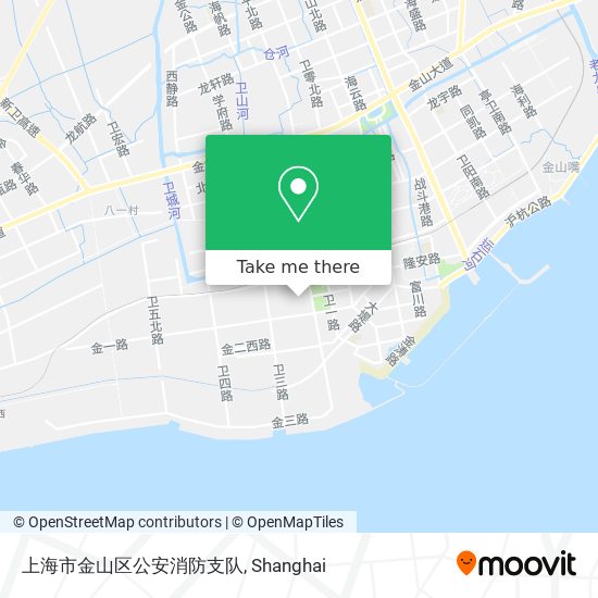上海市金山区公安消防支队 map