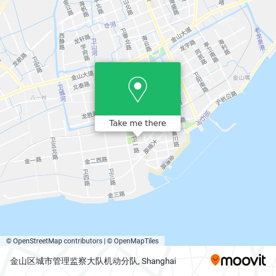 金山区城市管理监察大队机动分队 map