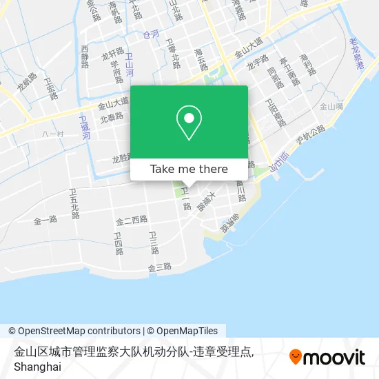 金山区城市管理监察大队机动分队-违章受理点 map