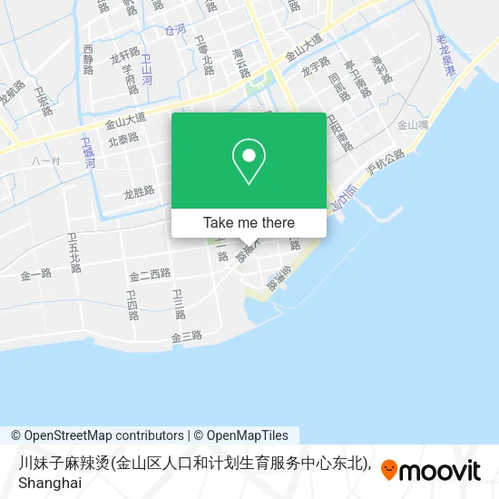 川妹子麻辣烫(金山区人口和计划生育服务中心东北) map