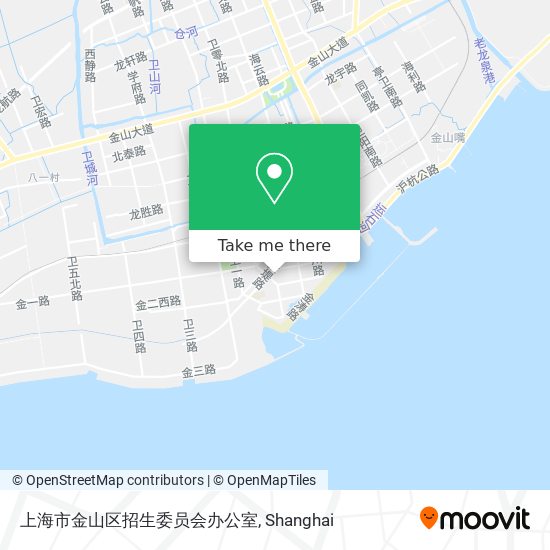 上海市金山区招生委员会办公室 map