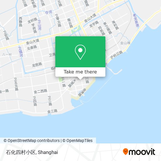 石化四村小区 map