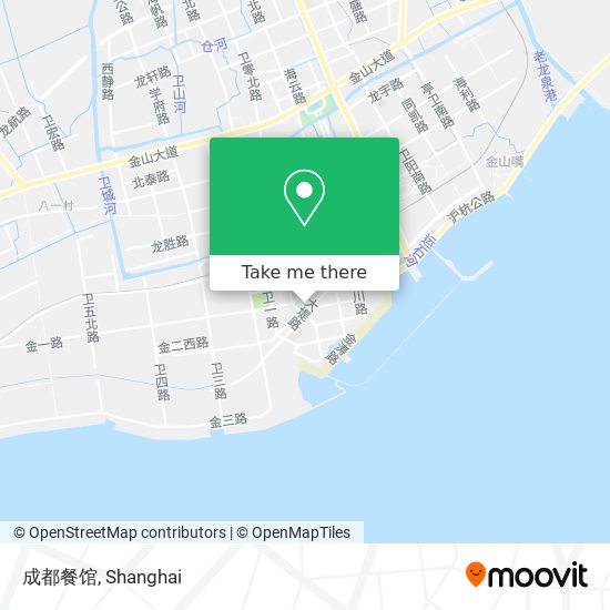 成都餐馆 map