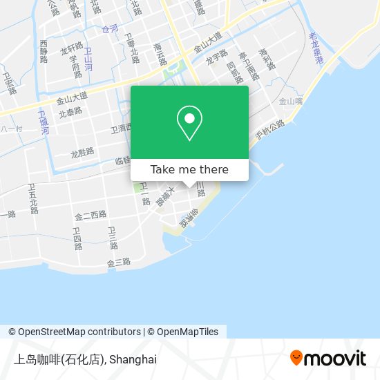 上岛咖啡(石化店) map