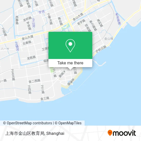 上海市金山区教育局 map