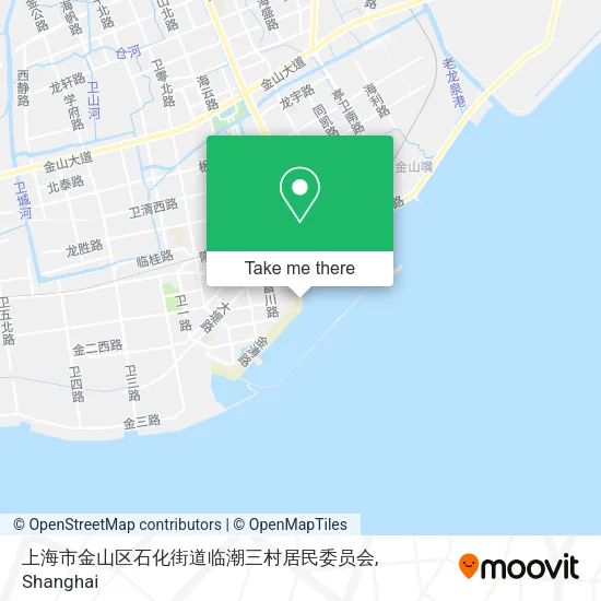 上海市金山区石化街道临潮三村居民委员会 map
