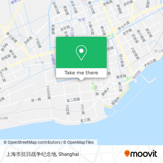 上海市抗日战争纪念地 map